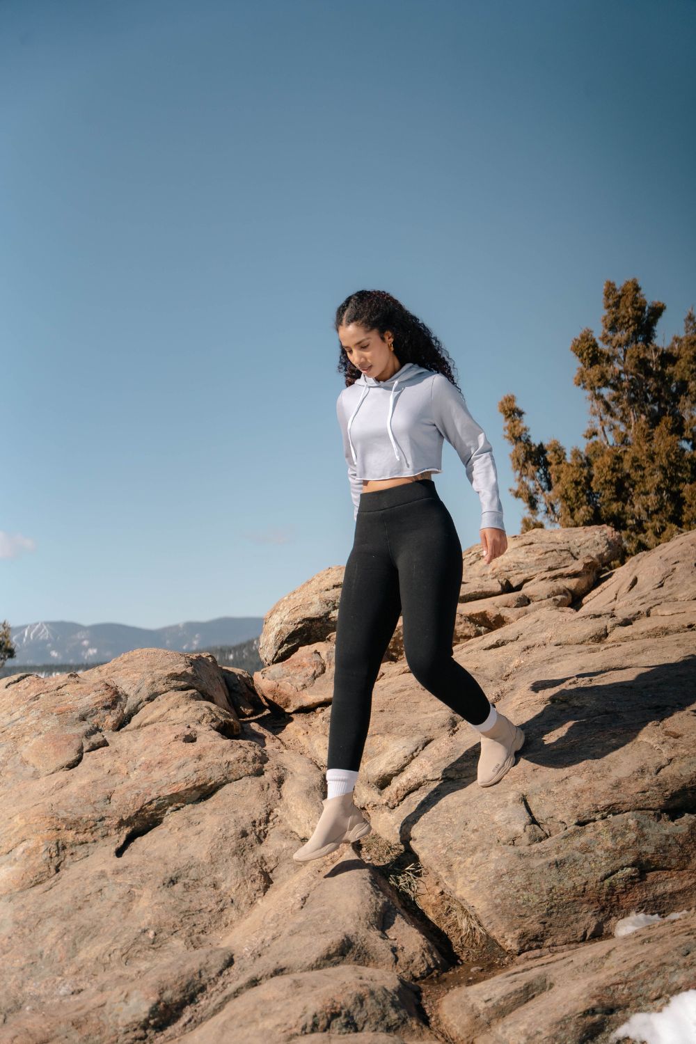 Alpine Summit Heavyweight Fleece Leggings - Black