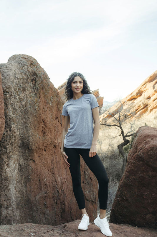 Baseflow Tee - Heather Gray