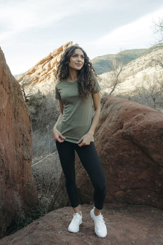 Baseflow Tee - Sage Green