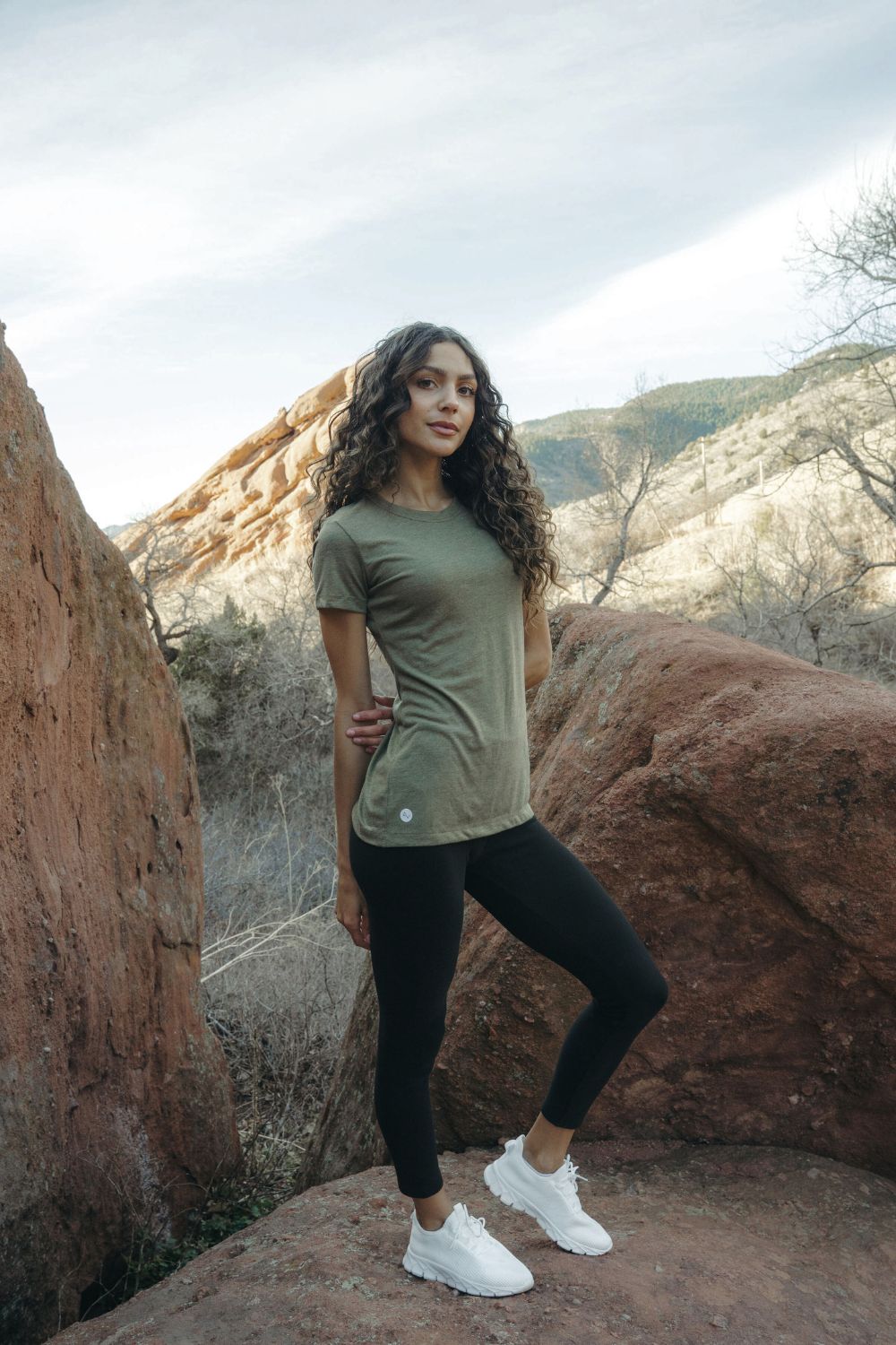 Baseflow Tee - Sage Green
