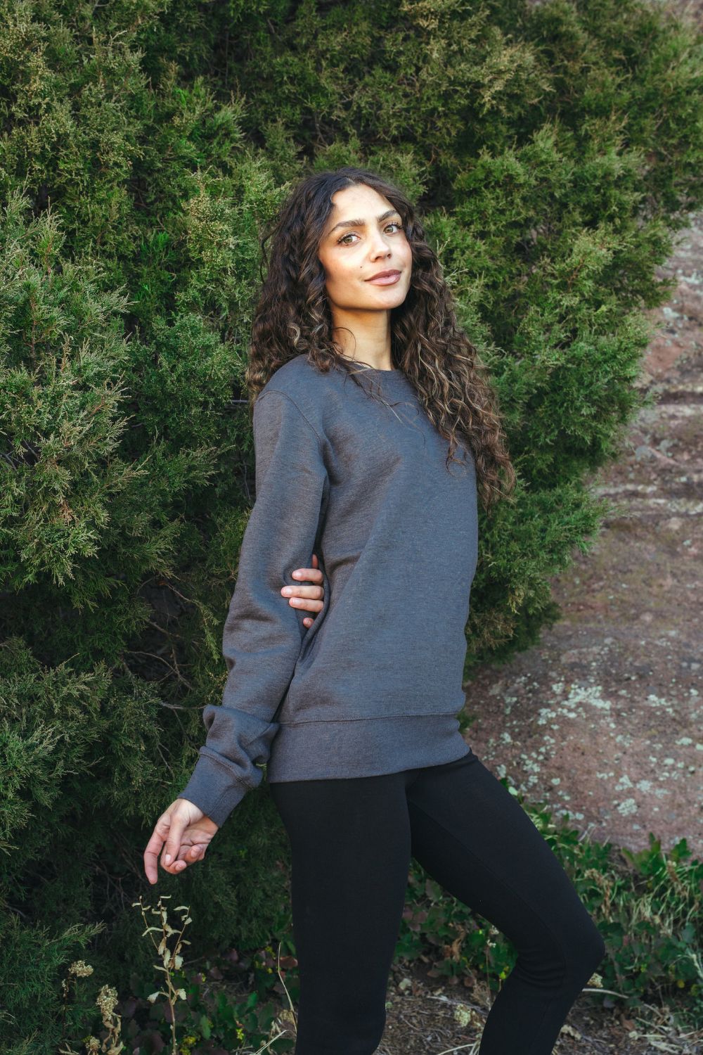 Solace Fleece Sweater - Heather Gray
