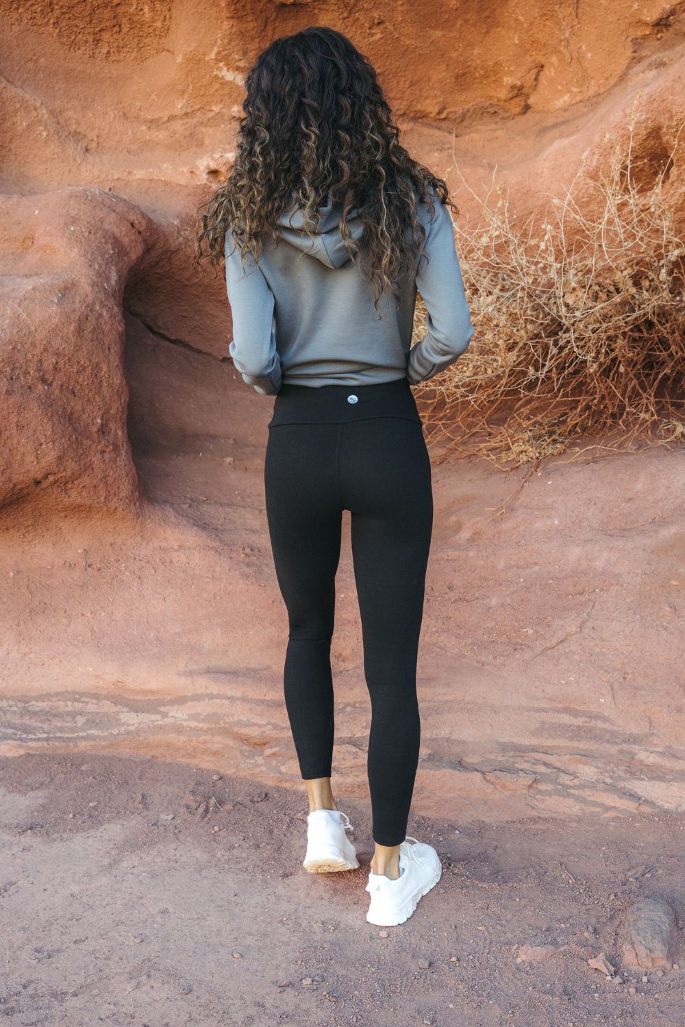 Alpine Haven Midweight Fleece Leggings - Black