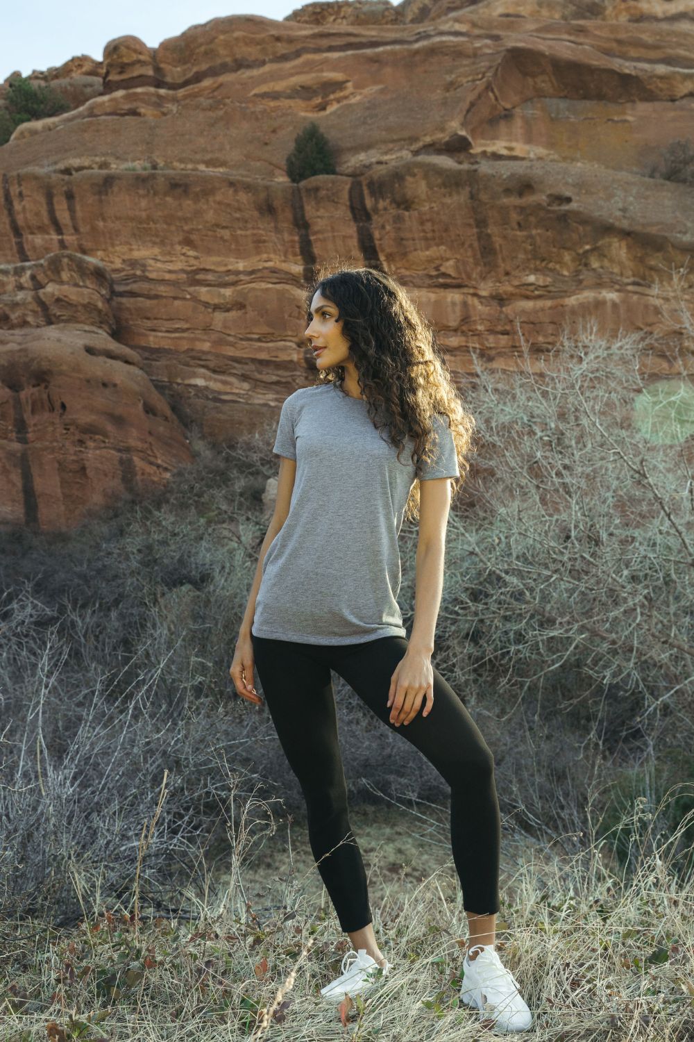 Baseflow Tee - Heather Gray