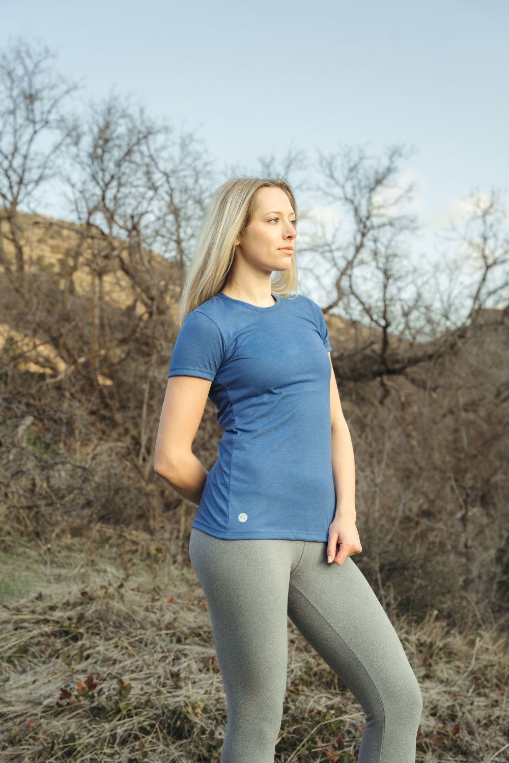 Baseflow Tee - Riverside Blue