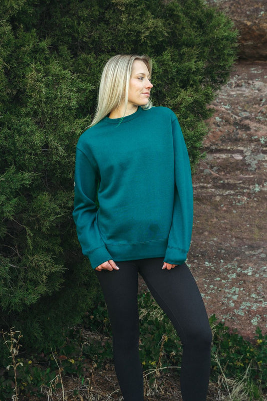 Solace Fleece Sweater - Alpine Jade