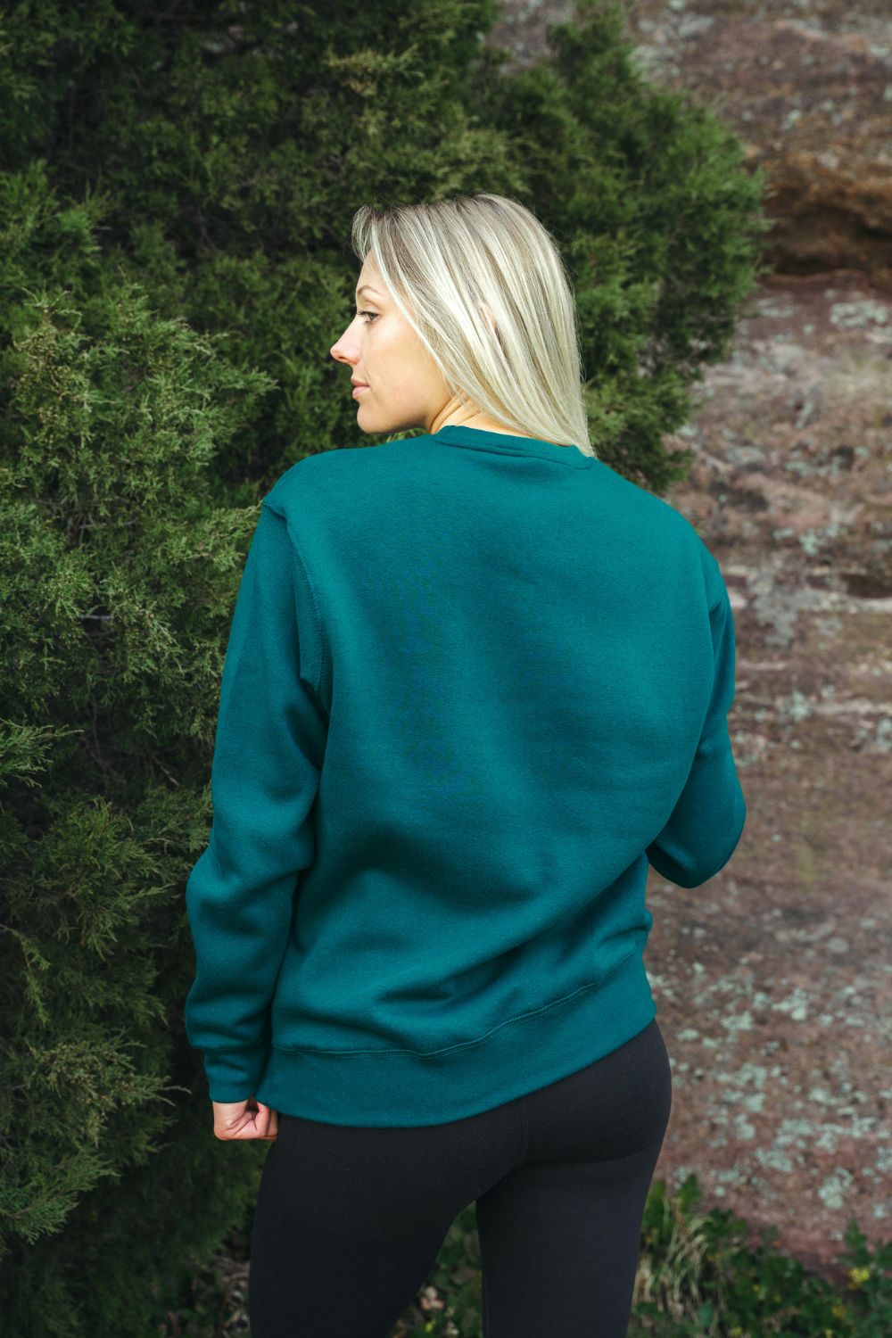Solace Fleece Sweater - Alpine Jade