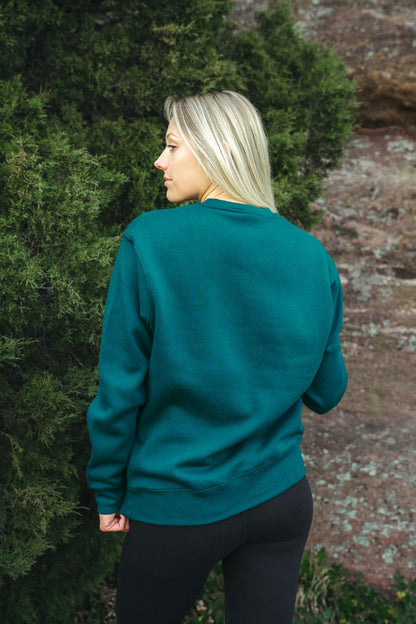 Solace Fleece Sweater - Alpine Jade