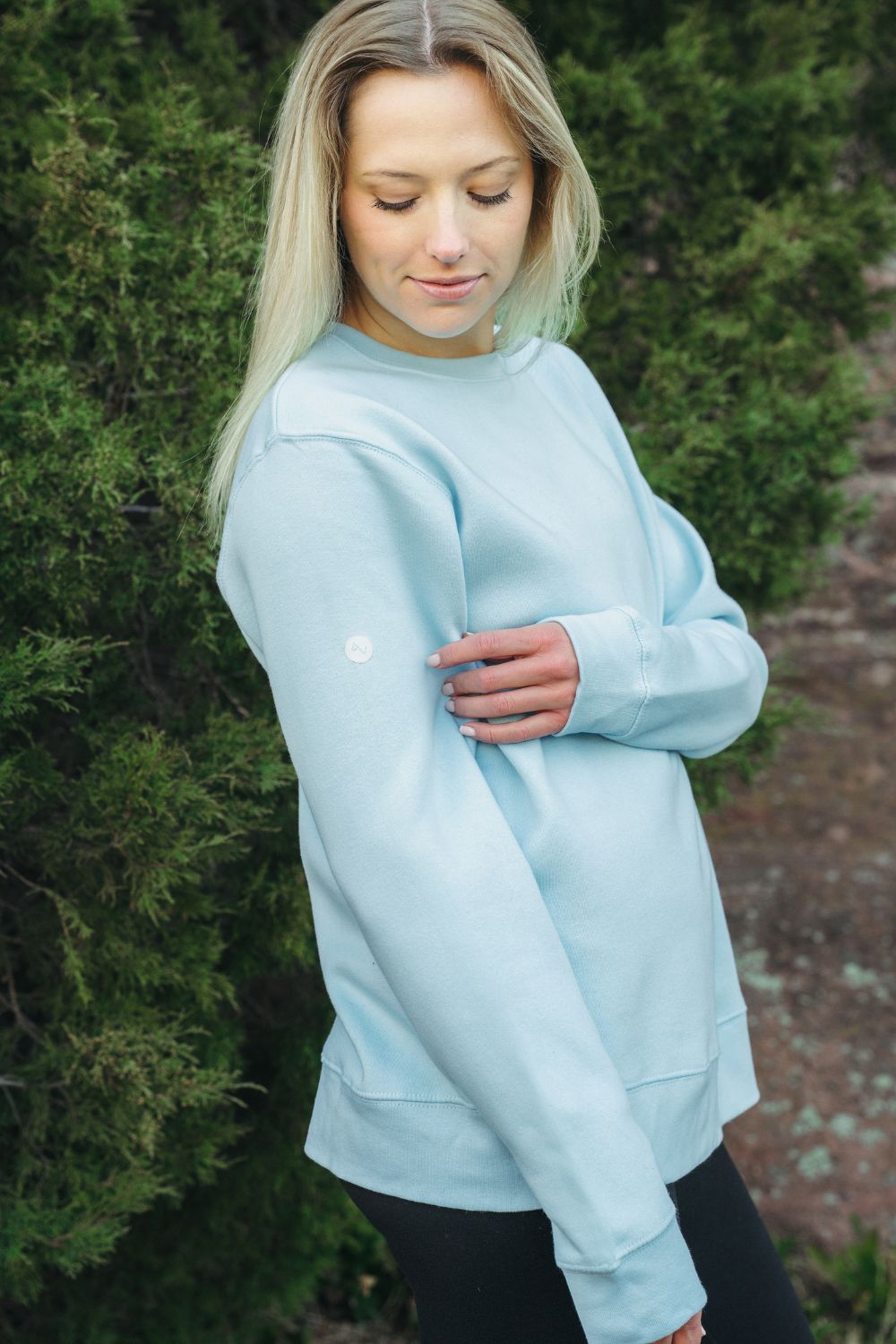 Solace Fleece Sweater - Glacial Mist