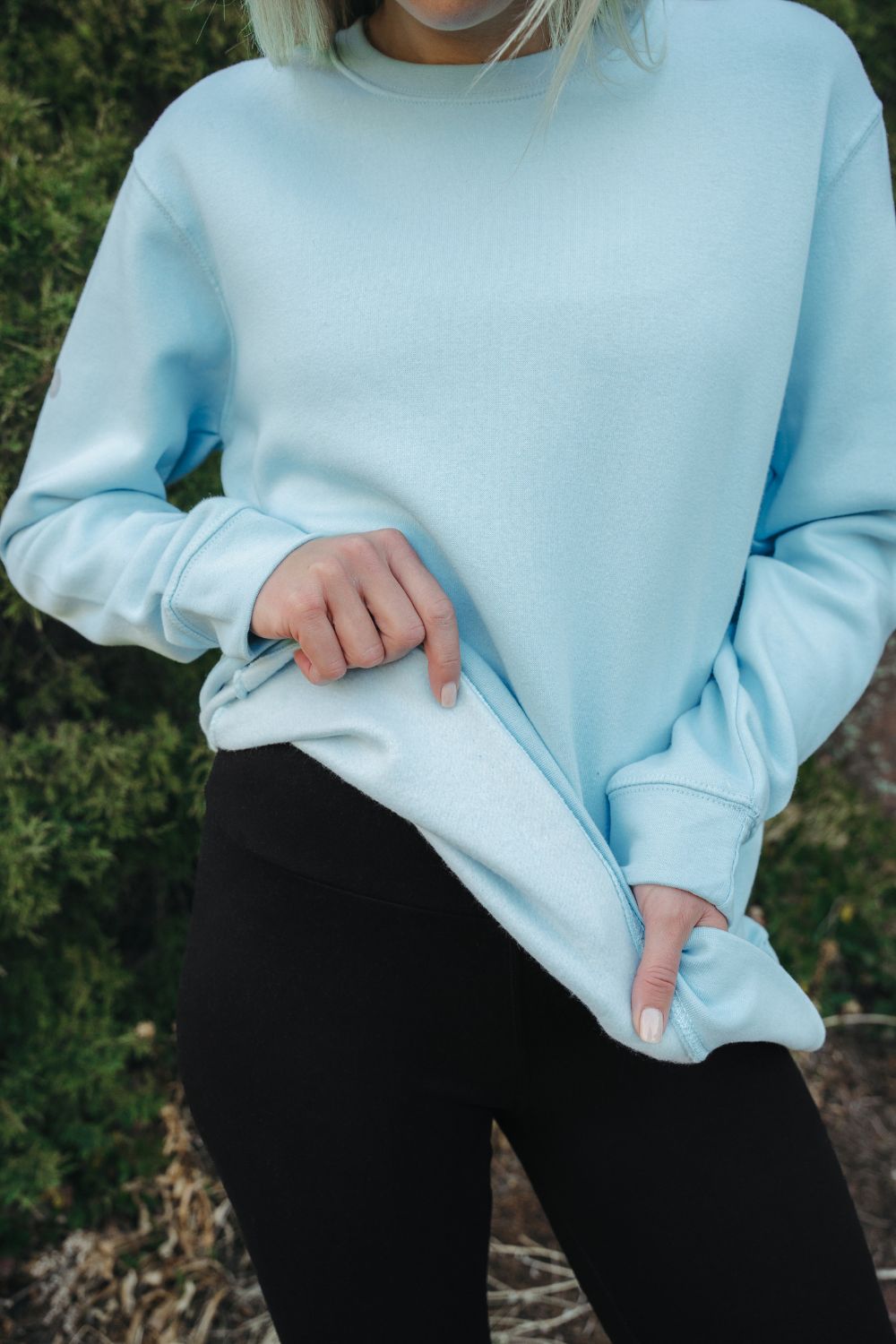 Solace Fleece Sweater - Glacial Mist