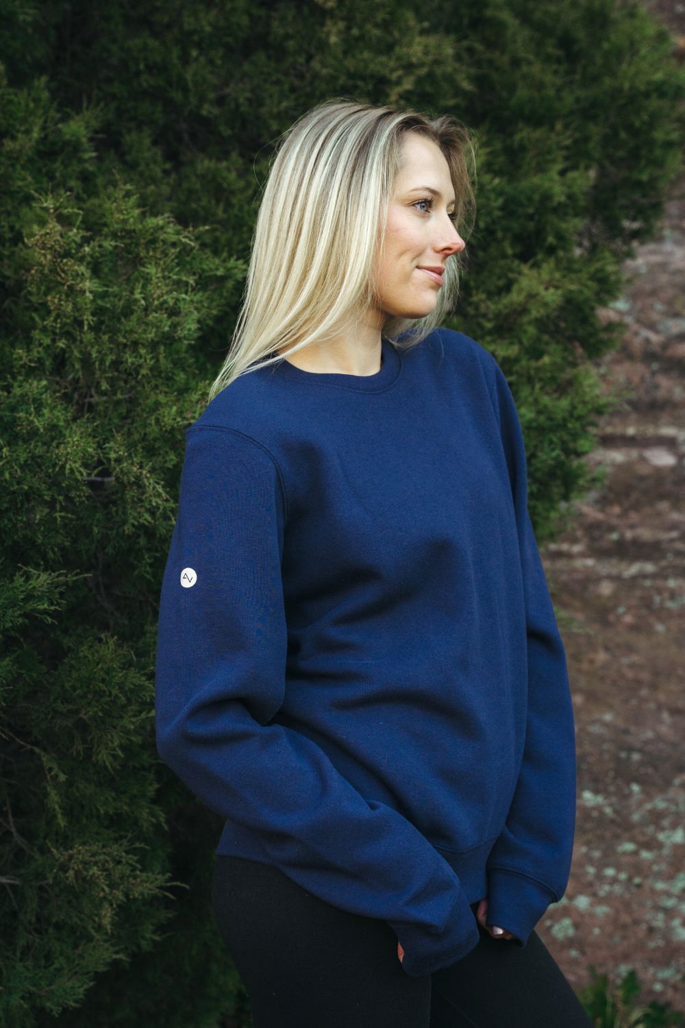 Solace Fleece Sweater - Midnight Indigo