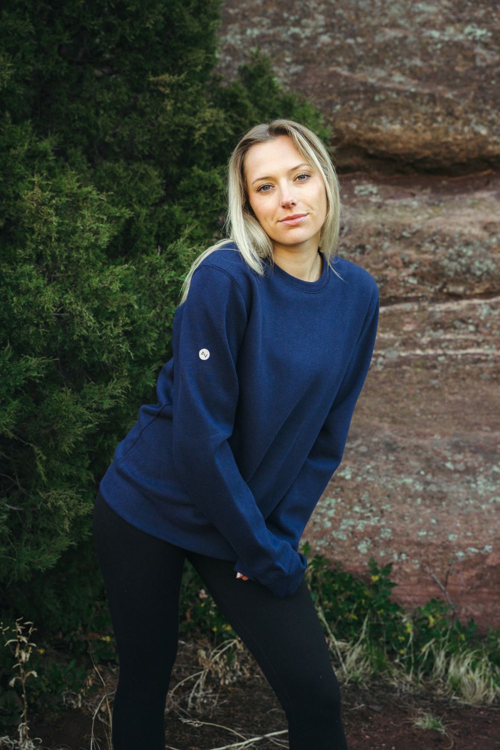 Solace Fleece Sweater - Midnight Indigo