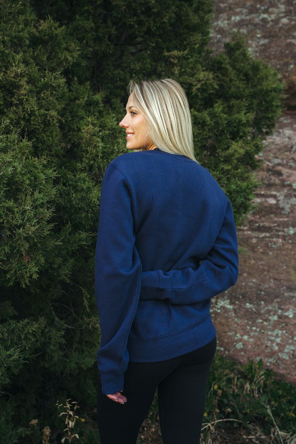 Solace Fleece Sweater - Midnight Indigo