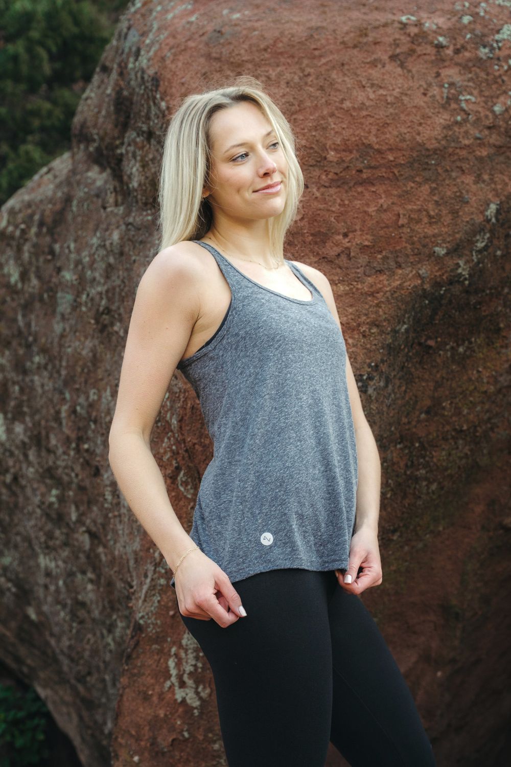 TrailLine Tank - Midnight Heather Gray