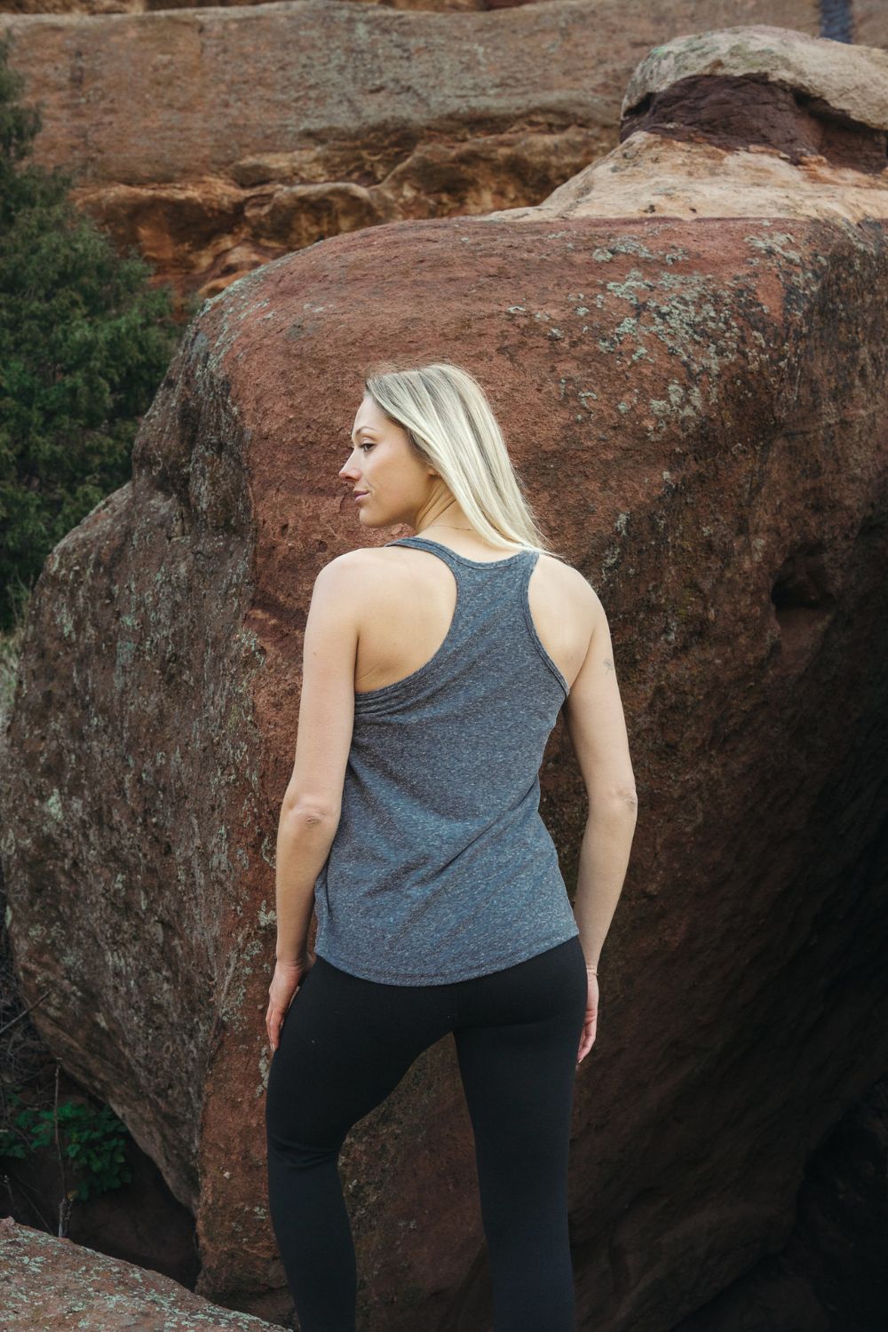 TrailLine Tank - Midnight Heather Gray