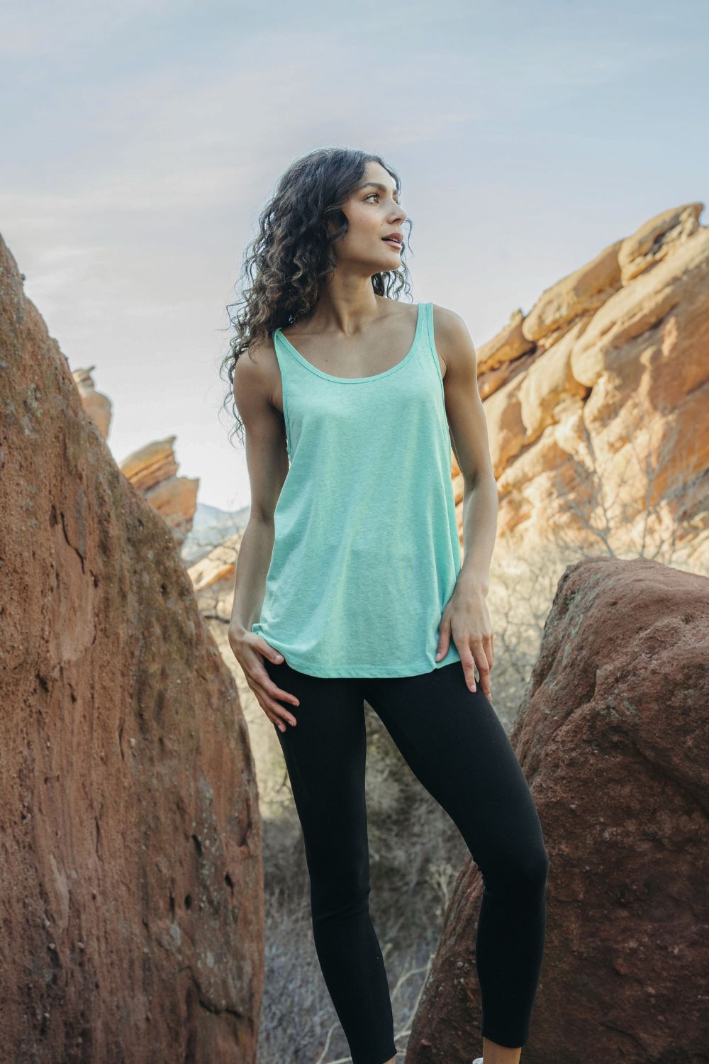 TrailLine Tank - Mint Mist Green